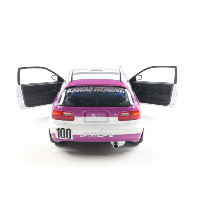 1:18 HONDA CIVIC (EG6) KAIDO RACER WHITE 1991