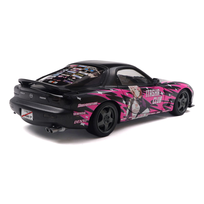 1:18 Mazda RX7 FD3RS Solido Works Itasha Club Pink 1999