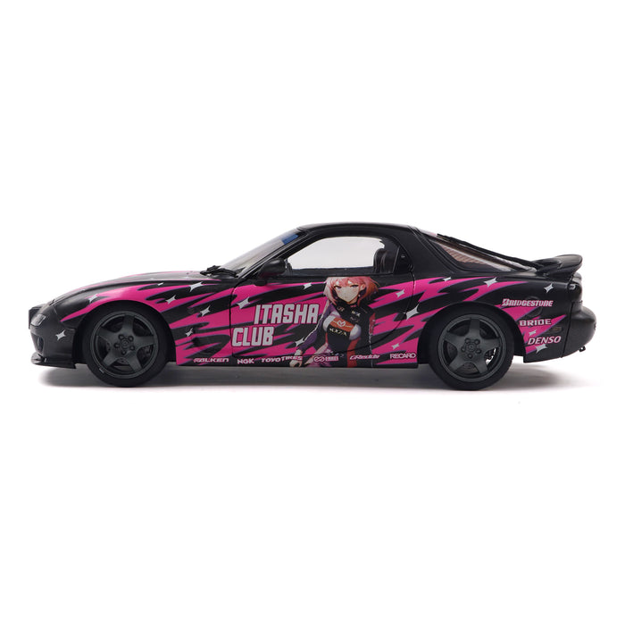 1:18 Mazda RX7 FD3RS Solido Works Itasha Club Pink 1999