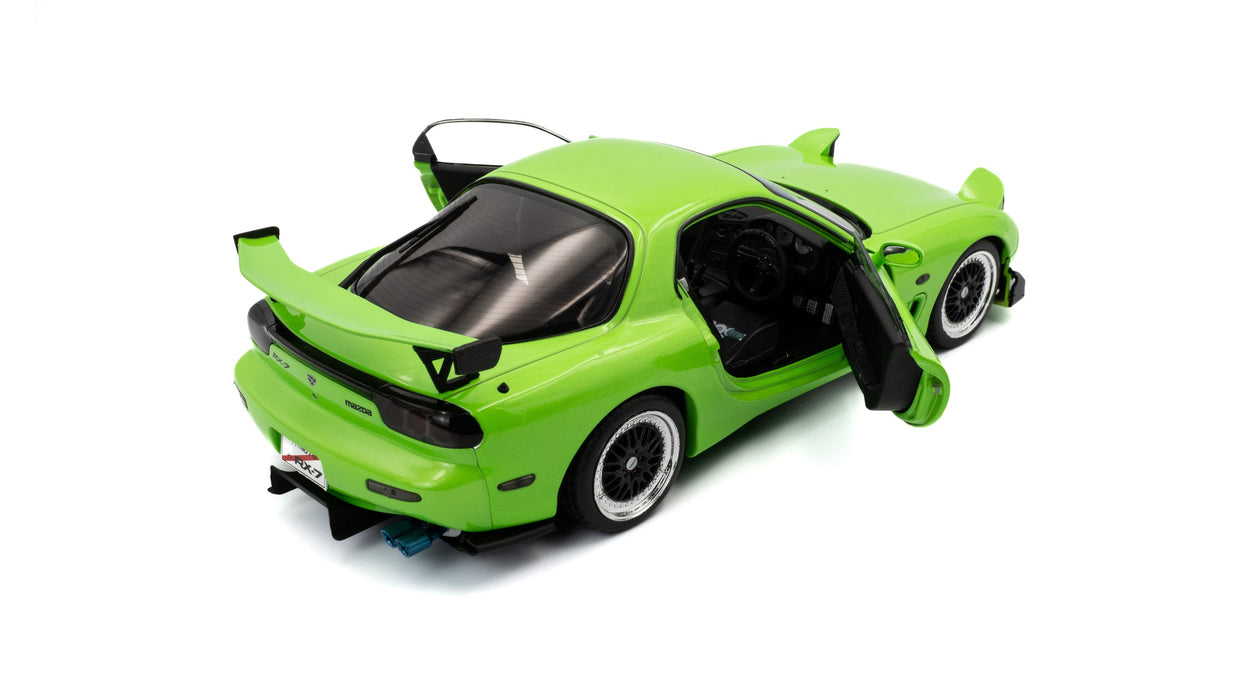 1:18 Mazda RX7 FD3RS Solido Works Neon Green 1999