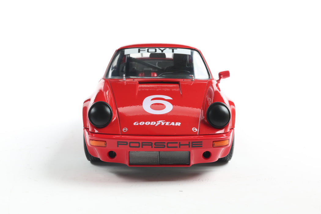 1:18 Porsche 911 IROC Red #6 Foyt IROC Daytona 1974
