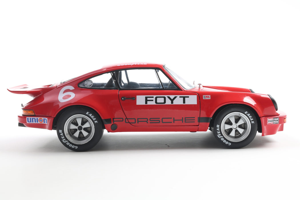 1:18 Porsche 911 IROC Red #6 Foyt IROC Daytona 1974