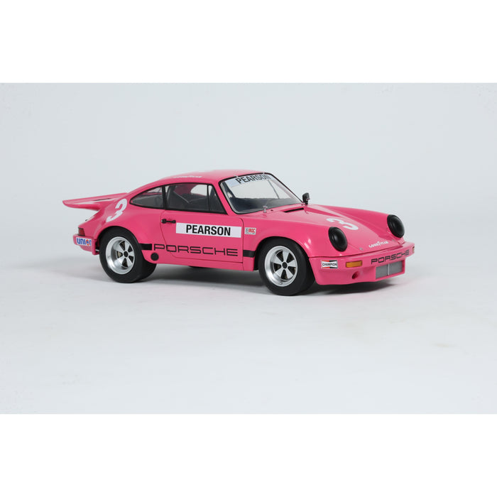 1:18 PORSCHE 911 IROC PINK #3 PEARSON IROC DAYTONA 1974