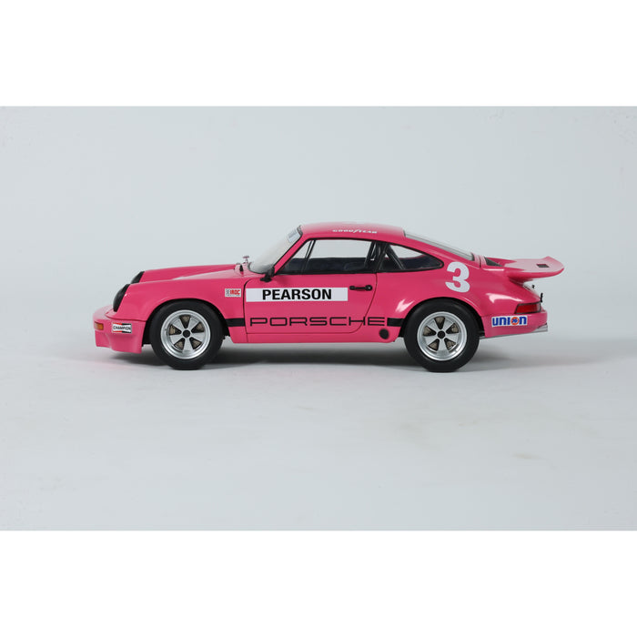 1:18 PORSCHE 911 IROC PINK #3 PEARSON IROC DAYTONA 1974