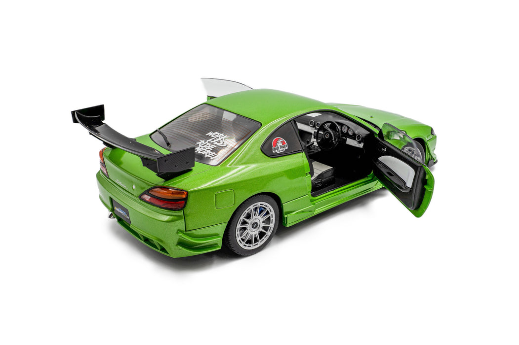 1:18 Nissan Silvia S15 Spec-R Aero Solido Works Green 1999