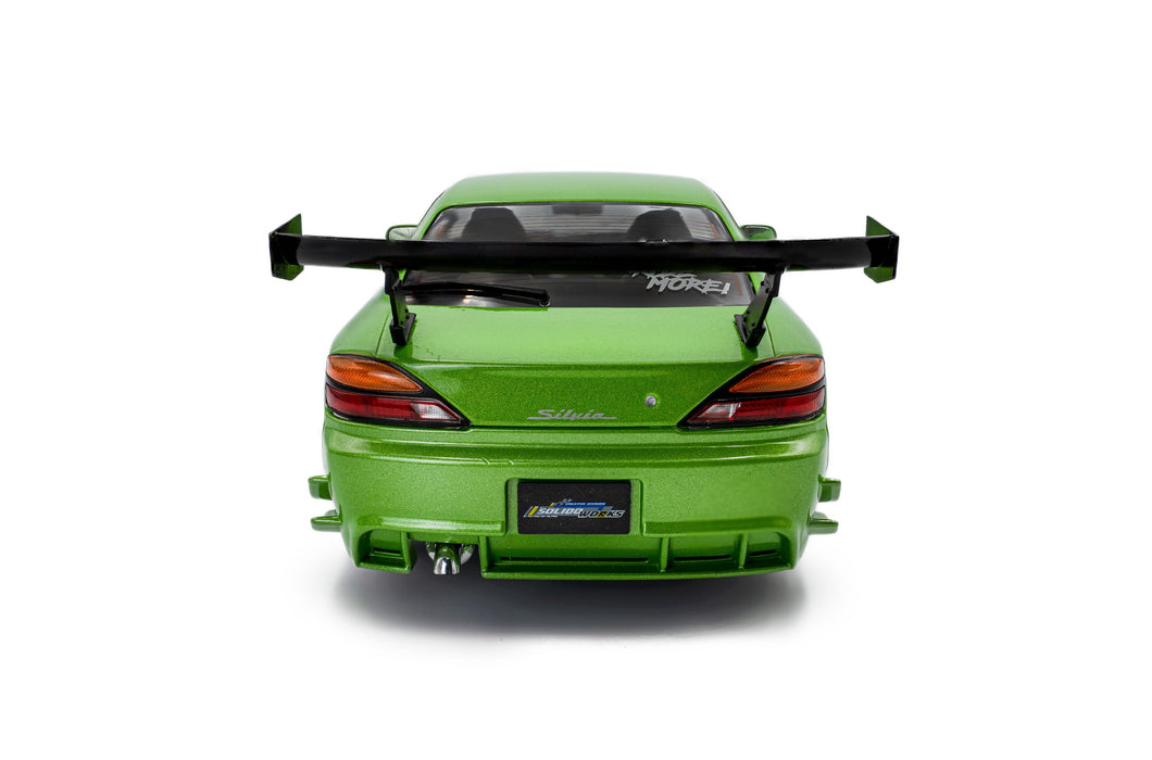 1:18 Nissan Silvia S15 Spec-R Aero Solido Works Green 1999