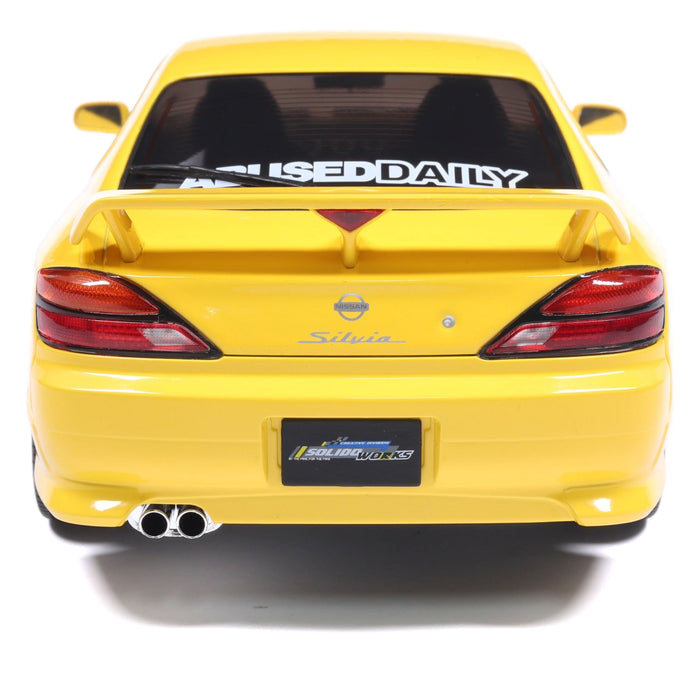 1:18 NISSAN SILVIA S15 SPEC-R AERO LIGHTNING YELLOW 1999
