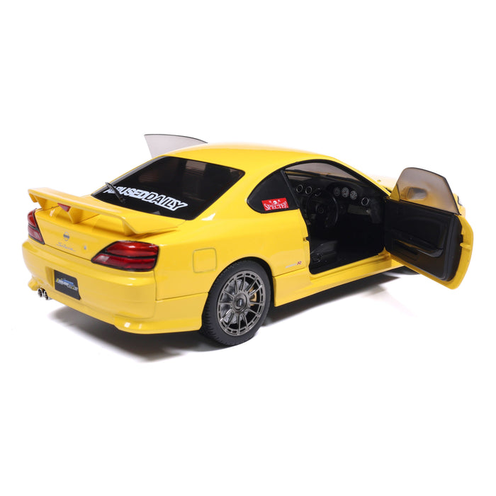 1:18 NISSAN SILVIA S15 SPEC-R AERO LIGHTNING YELLOW 1999
