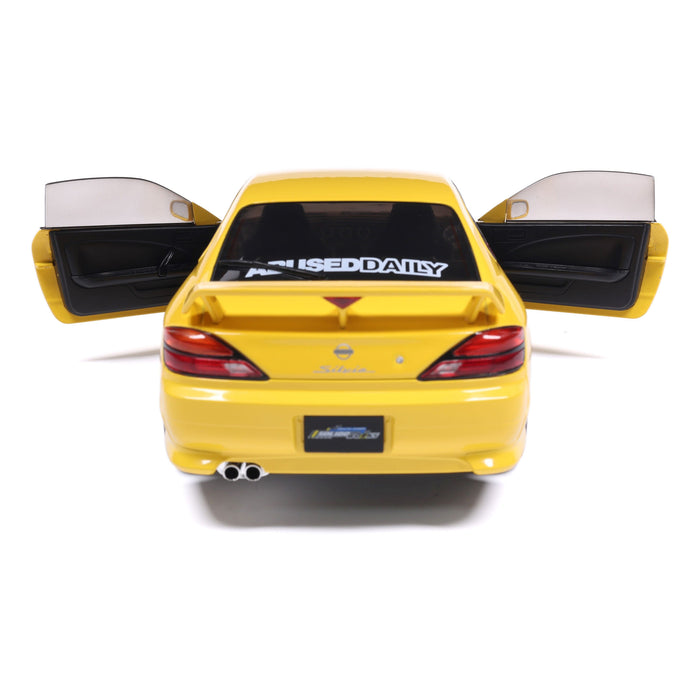1:18 NISSAN SILVIA S15 SPEC-R AERO LIGHTNING YELLOW 1999