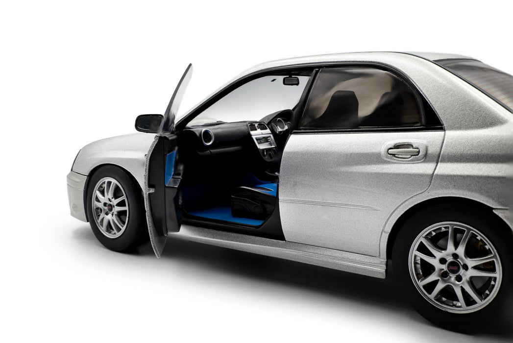1:18 Subaru Impreza WRX STI Premium Silver Effect 2003
