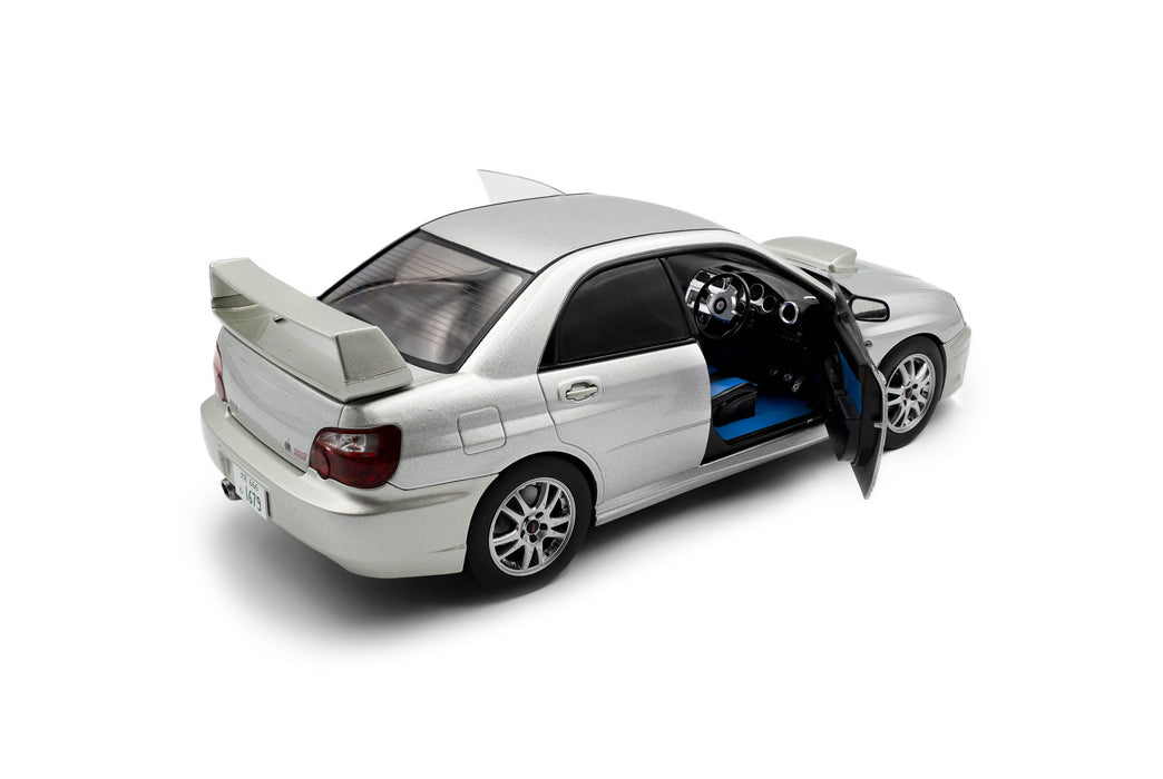1:18 Subaru Impreza WRX STI Premium Silver Effect 2003