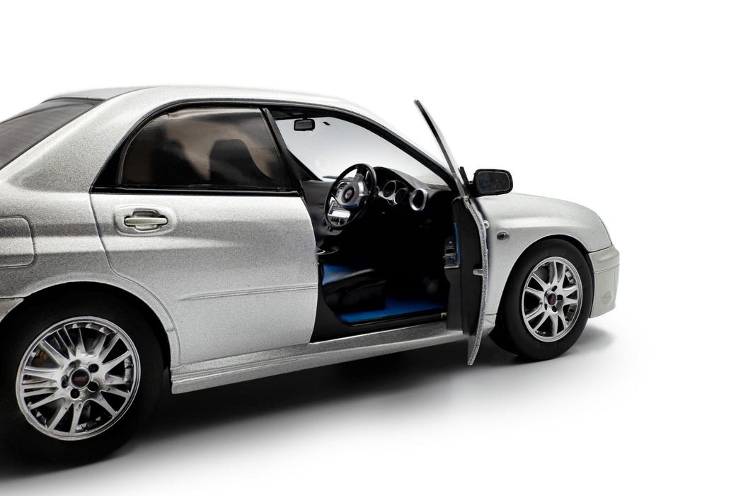 1:18 Subaru Impreza WRX STI Premium Silver Effect 2003