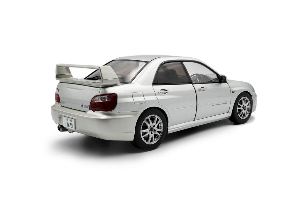 1:18 Subaru Impreza WRX STI Premium Silver Effect 2003