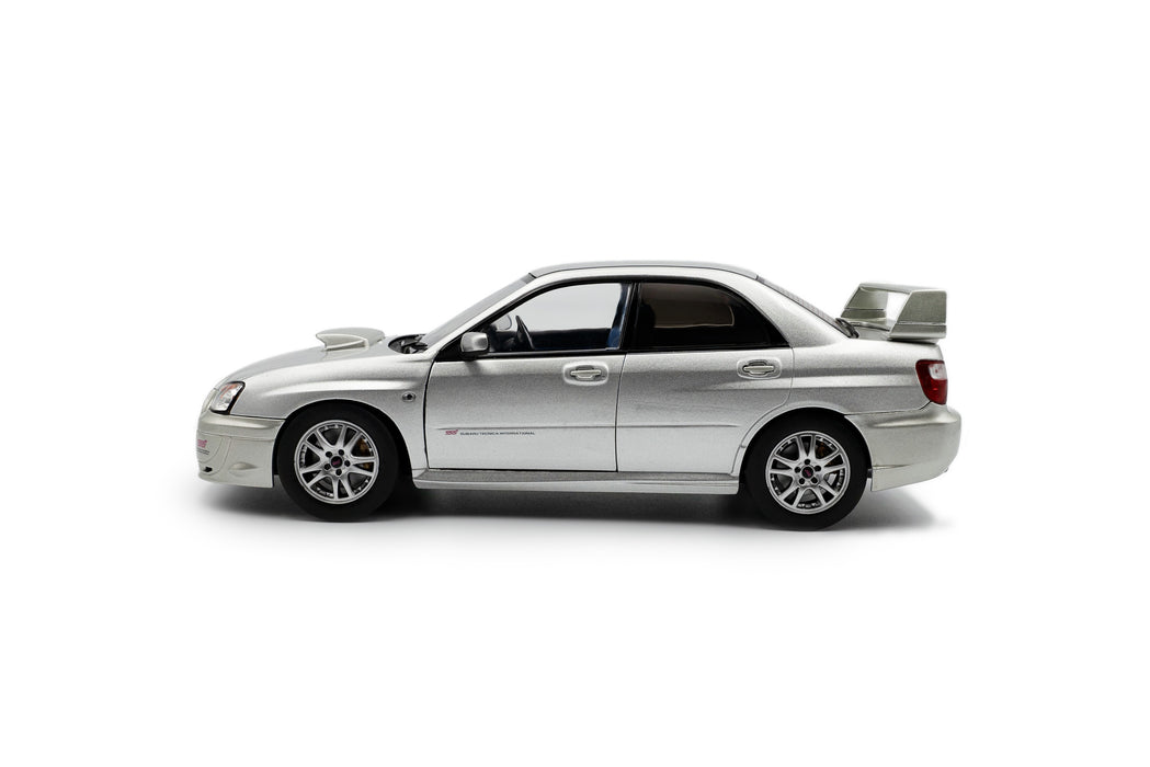 1:18 Subaru Impreza WRX STI Premium Silver Effect 2003