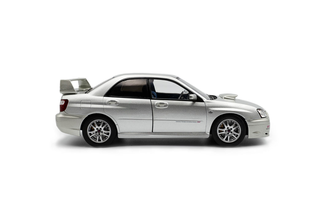 1:18 Subaru Impreza WRX STI Premium Silver Effect 2003