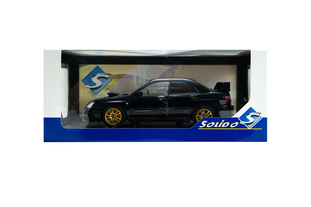1:18 SUBARU IMPREZA WRX STI JAVA BLACK PEARL 2004
