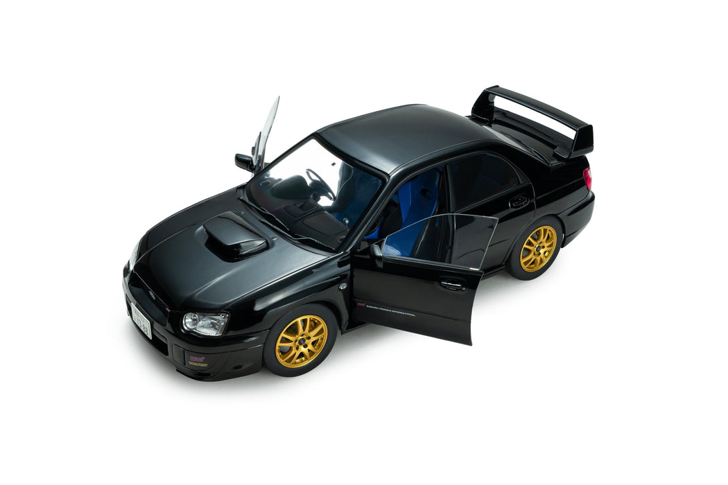 1:18 SUBARU IMPREZA WRX STI JAVA BLACK PEARL 2004