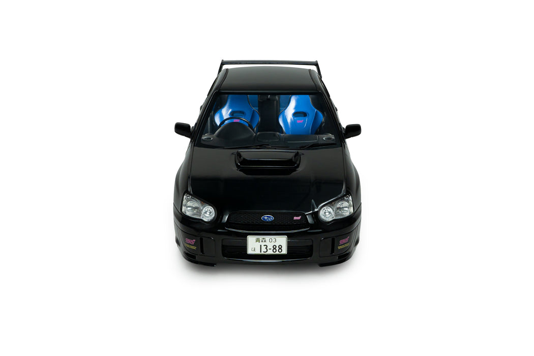 1:18 SUBARU IMPREZA WRX STI JAVA BLACK PEARL 2004