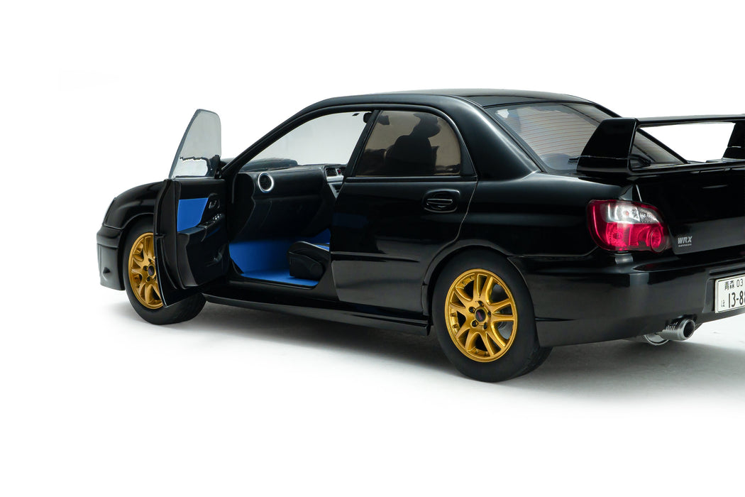 1:18 SUBARU IMPREZA WRX STI JAVA BLACK PEARL 2004