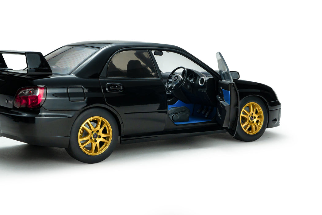 1:18 SUBARU IMPREZA WRX STI JAVA BLACK PEARL 2004