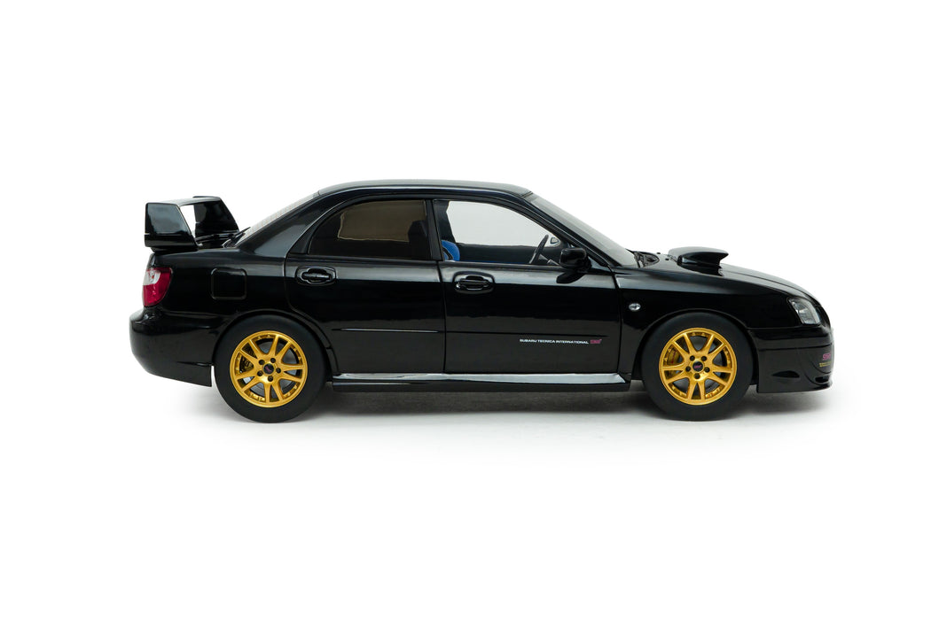 1:18 SUBARU IMPREZA WRX STI JAVA BLACK PEARL 2004