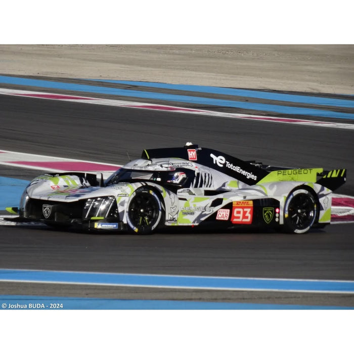 1:18 PEUGEOT 9X8 GREY VERGNE / JENSEN / DI RESTA #93 QATAR 2025