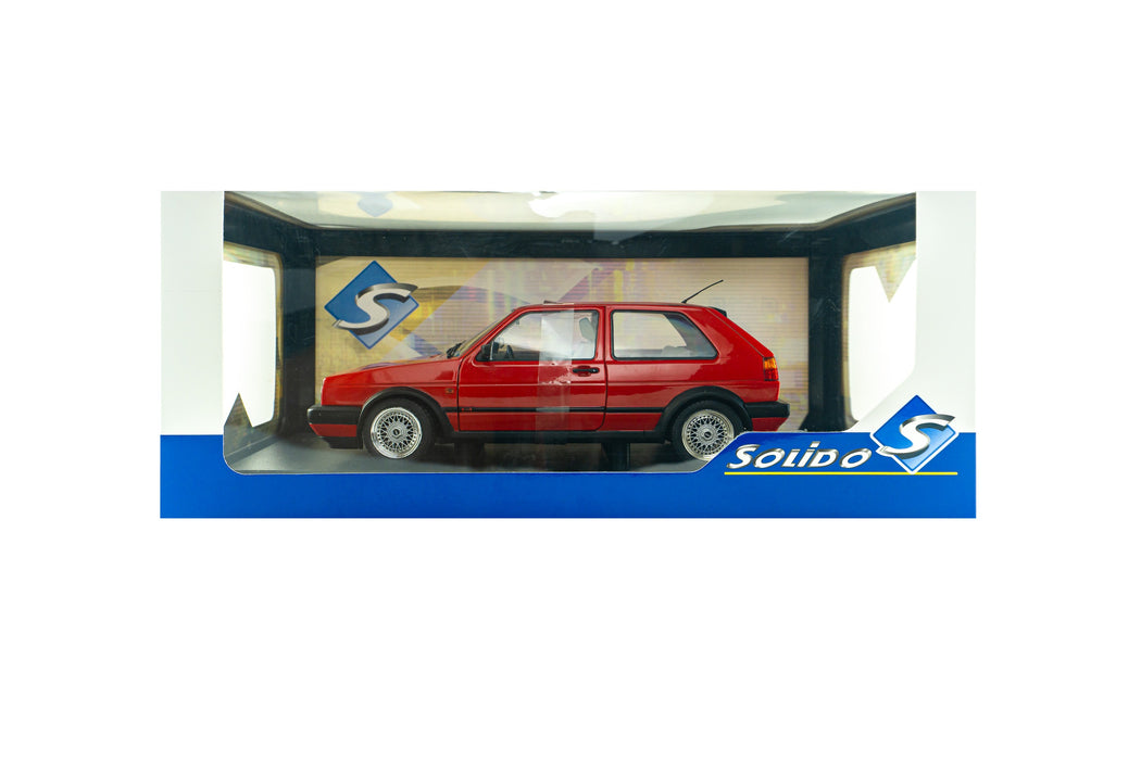 1:18 VOLKSWAGEN GOLF 2 GTI G60 MARS RED 1989