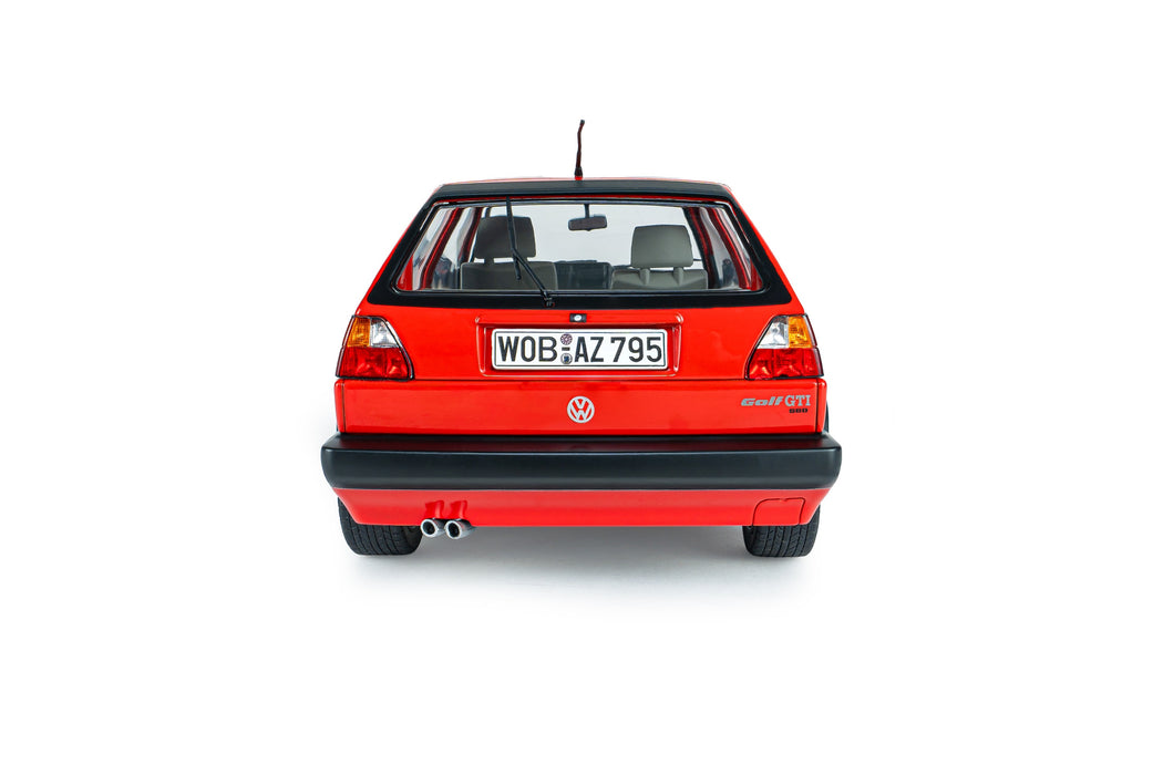 1:18 VOLKSWAGEN GOLF 2 GTI G60 MARS RED 1989