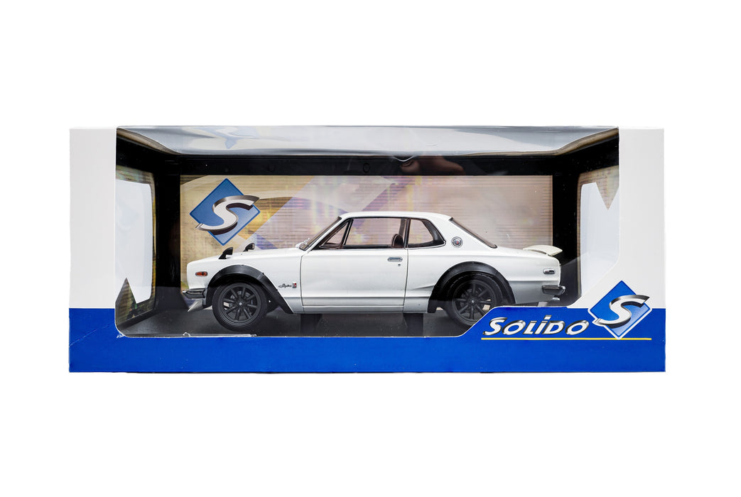 1:18 Nissan Skyline (C10) Hakosuka Solido Works Pearl White 1970