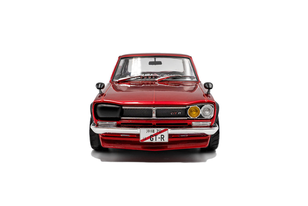 1:18 Nissan Skyline (C10) Hakosuka Solido Works Red Metallic 1970