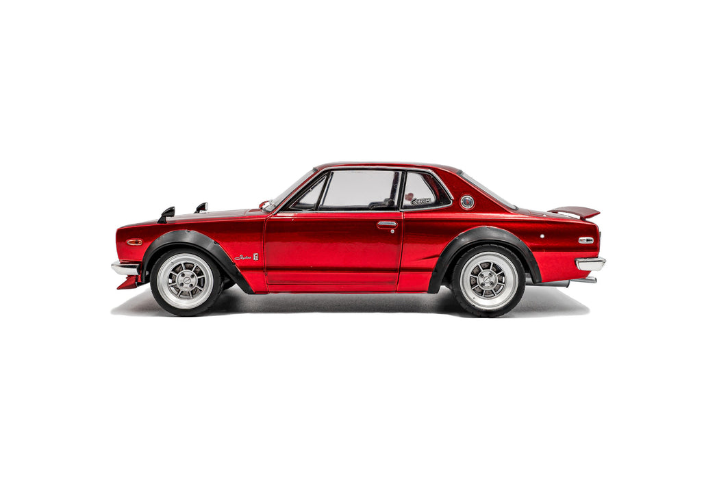 1:18 Nissan Skyline (C10) Hakosuka Solido Works Red Metallic 1970