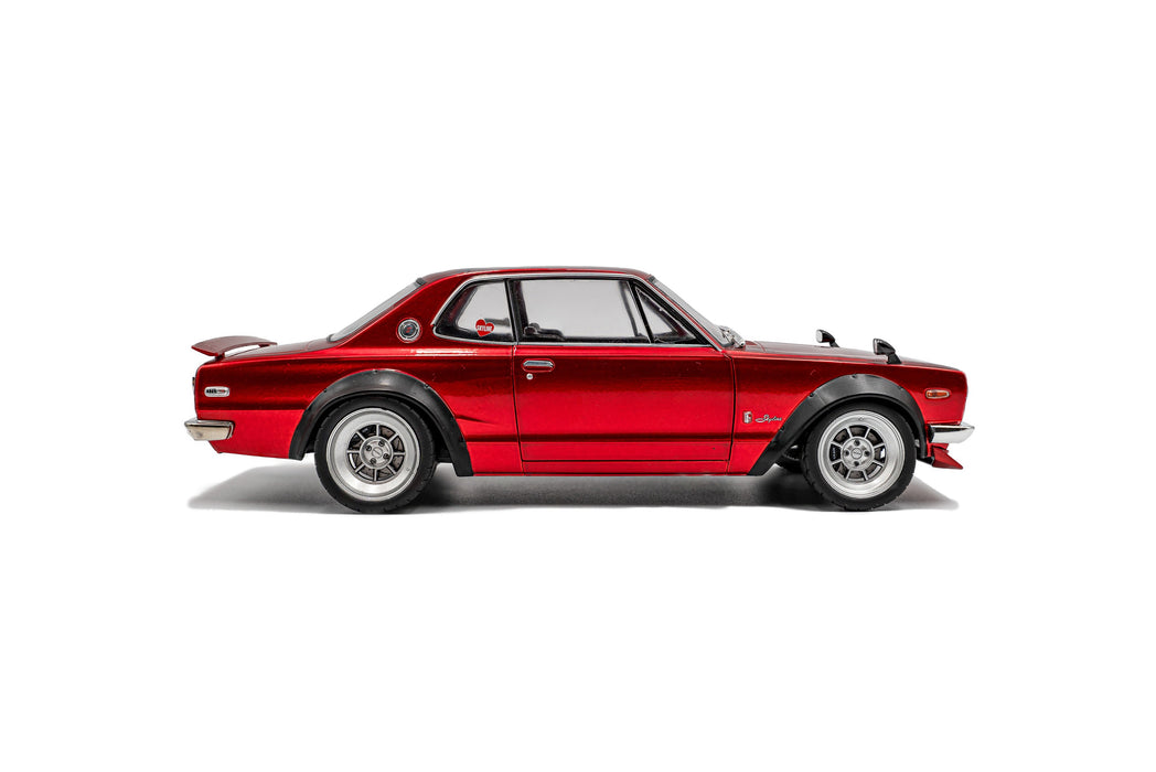 1:18 Nissan Skyline (C10) Hakosuka Solido Works Red Metallic 1970