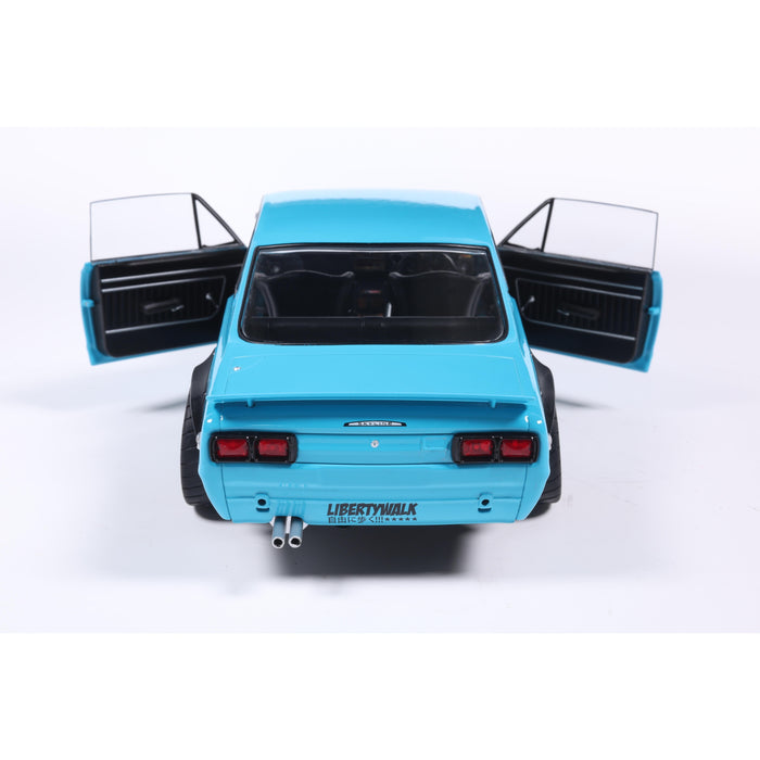 1:18 NISSAN SKYLINE 2000 GT-R (KPGC10) HAKOSUKA LIBERTY WALK BODY KIT BLUE 1970