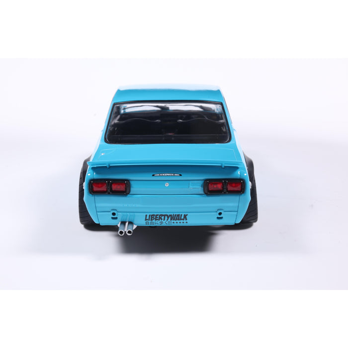 1:18 NISSAN SKYLINE 2000 GT-R (KPGC10) HAKOSUKA LIBERTY WALK BODY KIT BLUE 1970