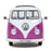 1:18 VOLKSWAGEN T1 SAMBA - VIOLET / BLANC - 1962