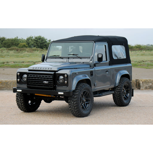 1:18 LAND ROVER DEFENDER 90 SHORT WITH REAR COVER MAT SILVER 2016