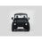 1:18 LAND ROVER DEFENDER 90 SHORT WITH REAR COVER BLACK 2016