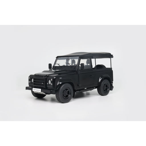 1:18 LAND ROVER DEFENDER 90 SHORT WITH REAR COVER BLACK 2016