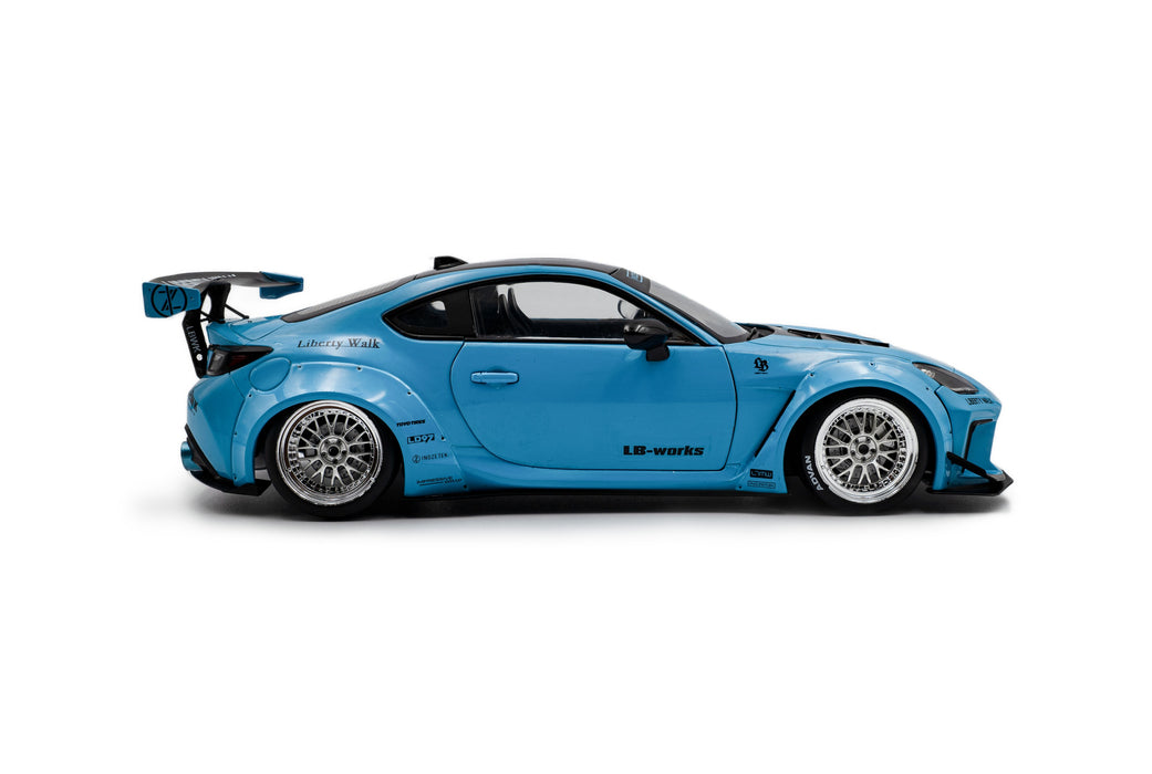 1:18 Toyota GR86 LBWK Body Kit Baby Blue 2024
