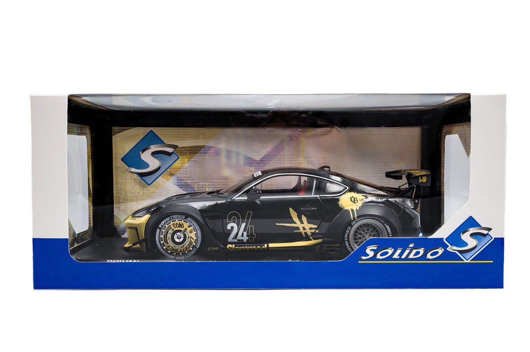 1:18 Toyota GR86 Liberty Walk Body Kit Black & Gold 2024
