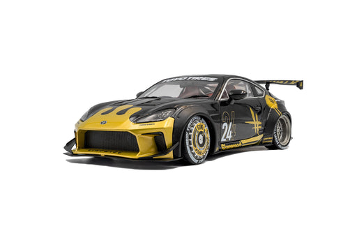 1:18 Toyota GR86 Liberty Walk Body Kit Black & Gold 2024