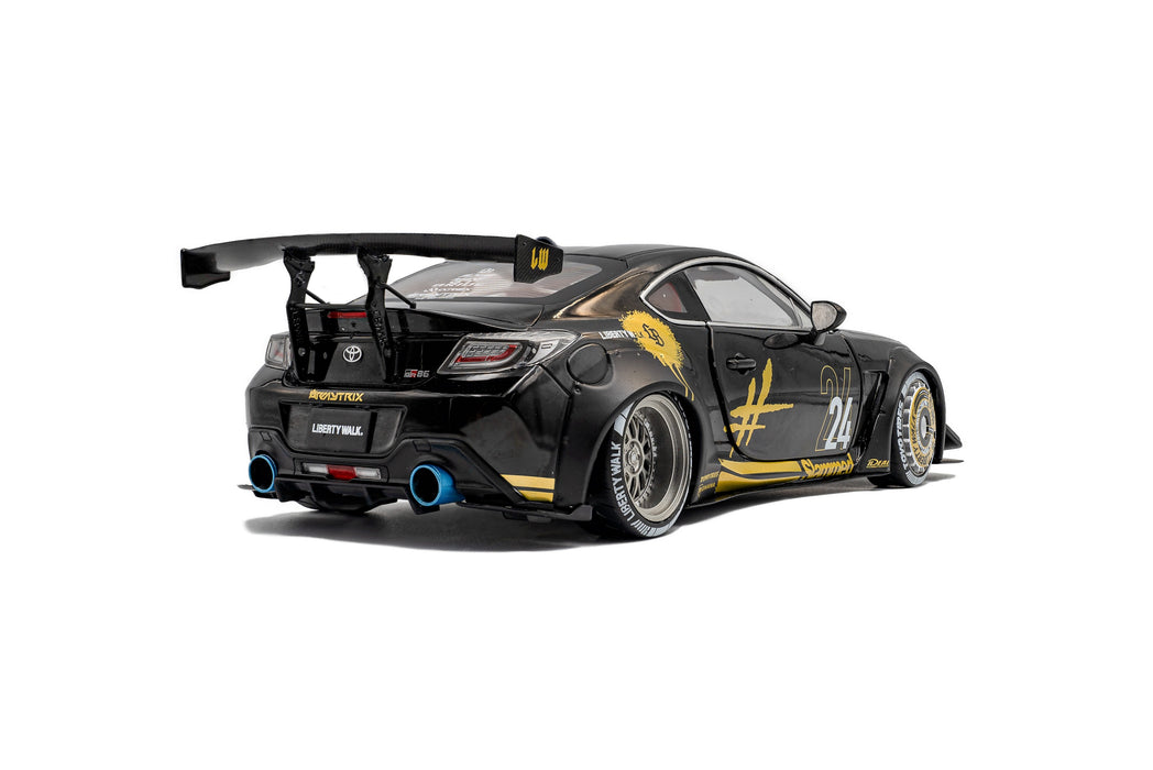 1:18 Toyota GR86 Liberty Walk Body Kit Black & Gold 2024