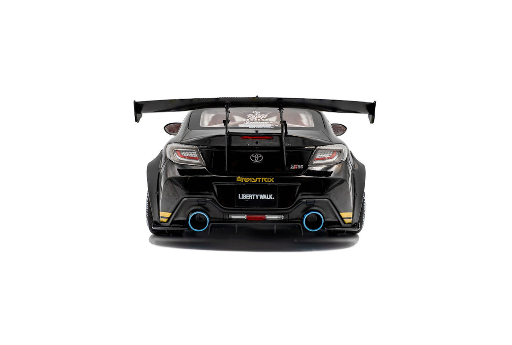 1:18 Toyota GR86 Liberty Walk Body Kit Black & Gold 2024