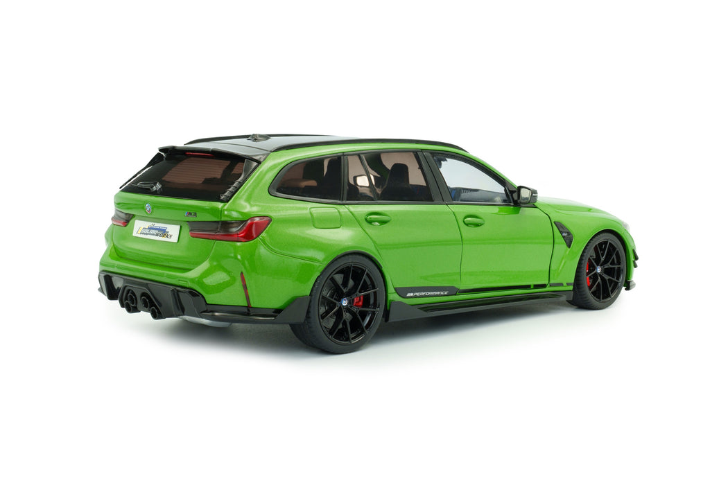 1:18 BMW M3 Touring with Performance Parts Green Metallic 2024