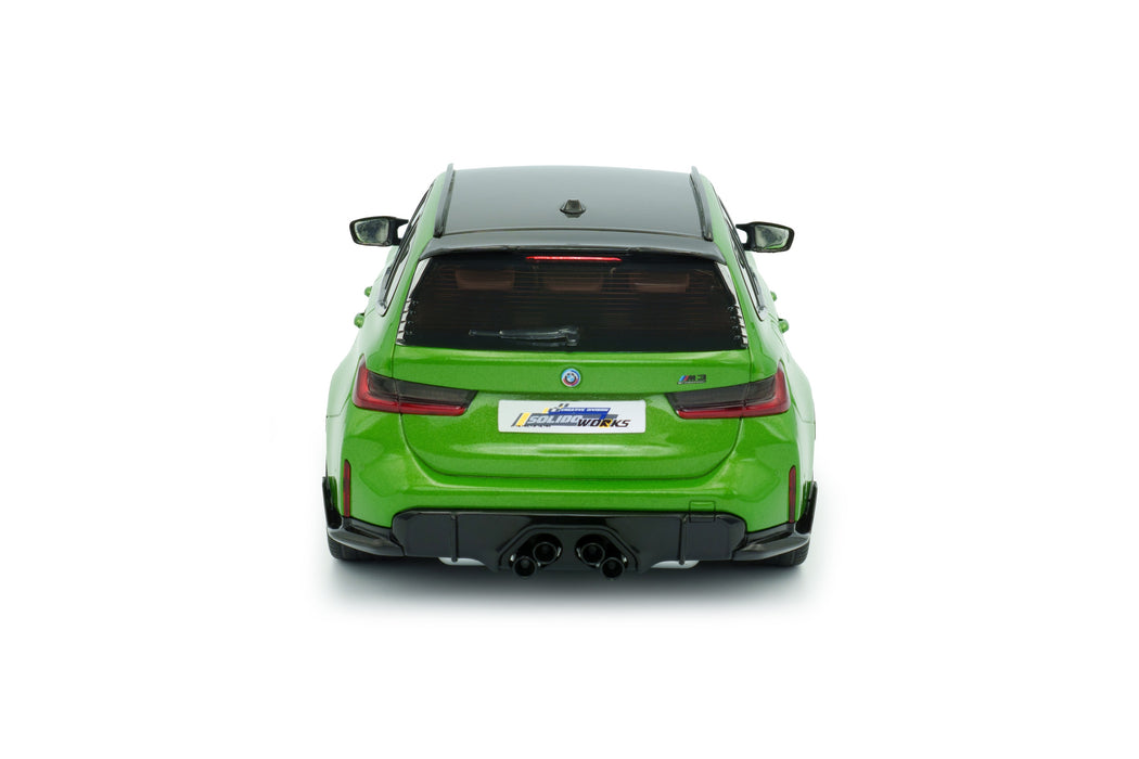 1:18 BMW M3 Touring with Performance Parts Green Metallic 2024