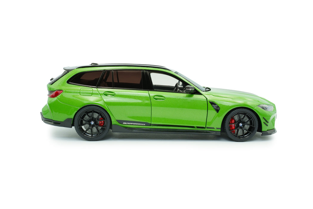 1:18 BMW M3 Touring with Performance Parts Green Metallic 2024