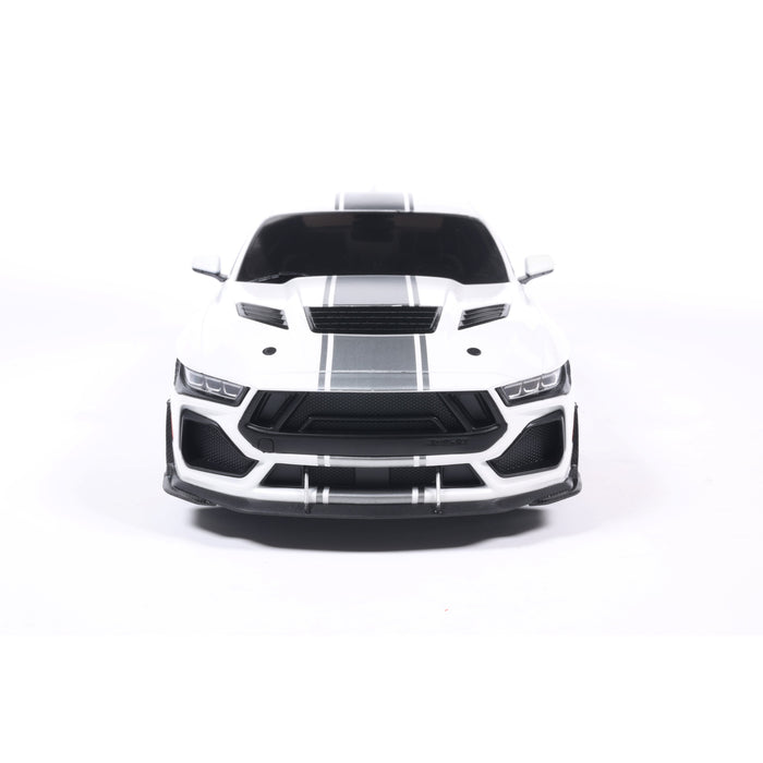 1:18 SHELBY MUSTANG SUPER SNAKE WHITE / SILVER STRIPES 2025