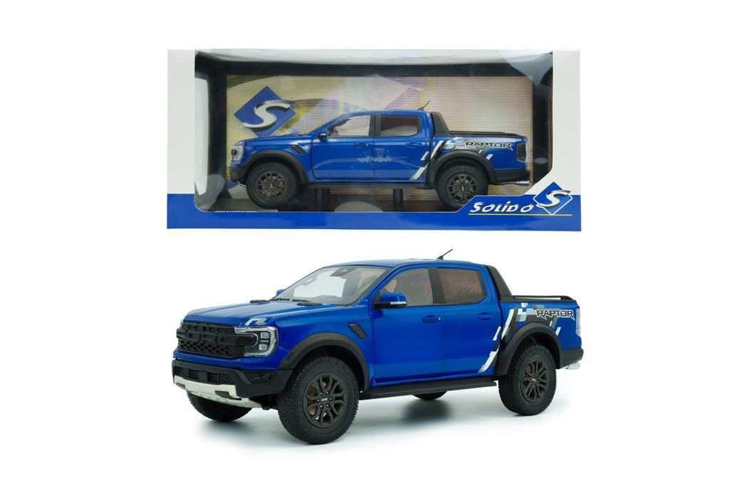 1:18 Ford Ranger Raptor Blue Lightning 2024