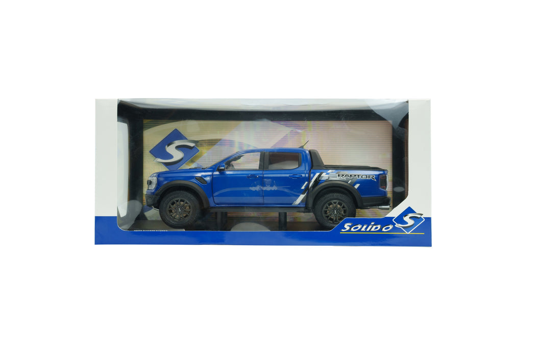 1:18 Ford Ranger Raptor Blue Lightning 2024