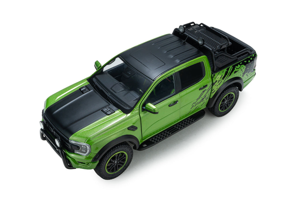 1:18 FORD RANGER RAPTOR METALLIC GREEN 2024